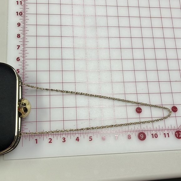 Evening Cocktail NWT Black & Gold Shoulder/Clutch Option Wedding Prom Purse - Picture 12 of 12